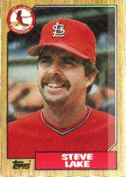 1987 Topps Baseball Cards      084      Steve Lake